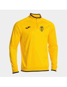 SUDADERA AMARILLA MEDIA CREMALLERA