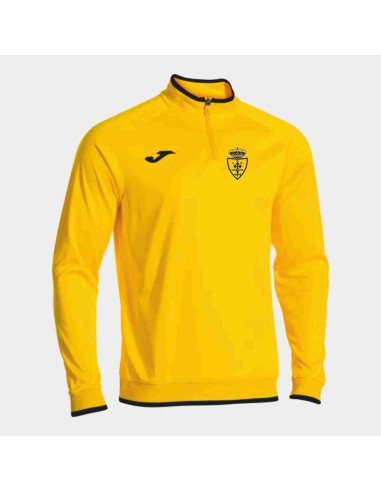 SUDADERA AMARILLA MEDIA CREMALLERA