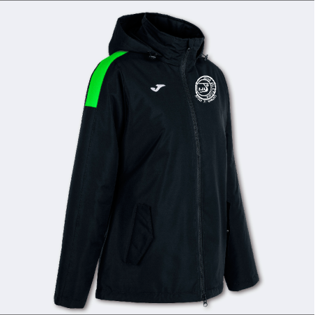 ABRIGO TRIVOR NEGRO MUJER VERDE FLUOR AJALKALA