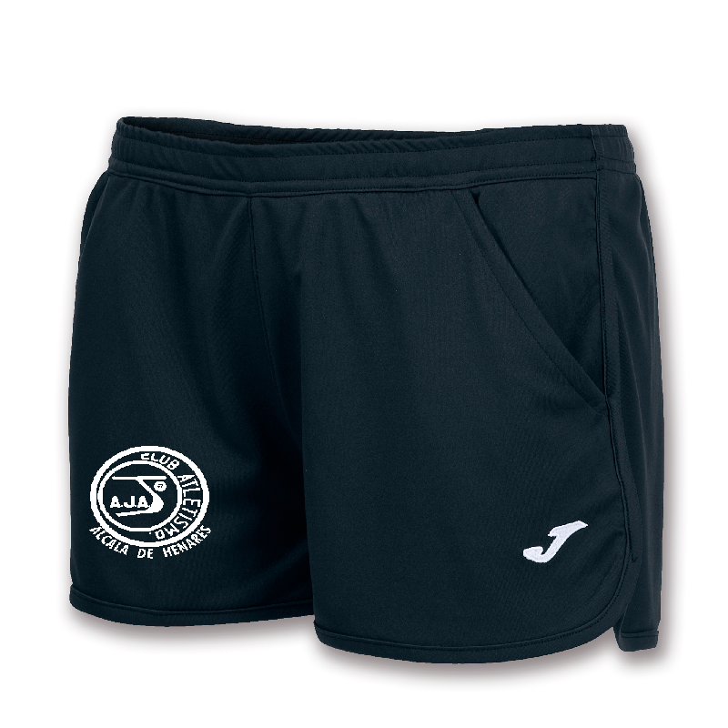 PANTALON HOBBY NEGRO MUJER CON LOGO CLUB AJALKALA