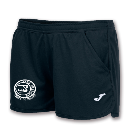 PANTALON HOBBY NEGRO MUJER CON LOGO CLUB AJALKALA