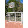 JUEGO PORTERÍAS F.SALA/BALONMANO - CANASTA BASKET GRIS