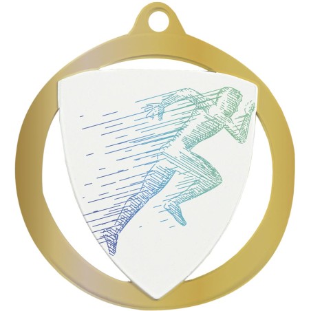 MEDALLA METAL 6 CM IMPRESION UVI