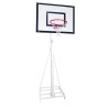 JUEGO CANASTAS MINIBASKET DELUXE MONOTUBO TUBO 100 TRASLADABLE 2 RUEDAS CON CARRO  -SIN TABLERO,ARO