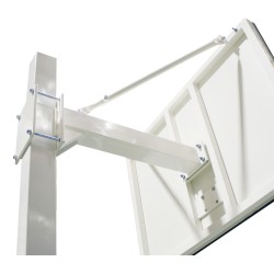 JUEGO DE 2 CANASTAS MINIBASKET DELUXE MONOTUBO TUBO 100 TRASLADABLE 2 RUEDAS CON CARRO  -SIN TABLERO,ARO