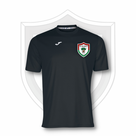 CAMISETA NEGRA LOGO DORSAL EF EL OLIVO