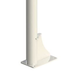 JUEGO DE 2 CANASTAS ANTIVANDALICAS MINIBASKET NEW TUBO 114 MM LACADA -INCLUYE AROS, REDES Y TABLEROS-