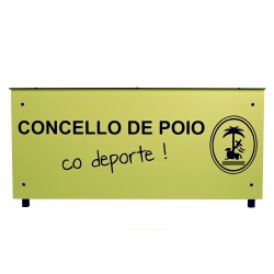 MESA ANOTADORES BASIC FENÓLICO 12MM COLOR PERSONALIZABLE